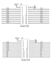 Load image into Gallery viewer, ALINX AN122: 40-pin to 2x Digital Video Port (DVP) Camera Interface Adapter Module