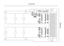 Load image into Gallery viewer, ALINX FH1402: 2x M.2 NVMe SSD Adapter FMC Card