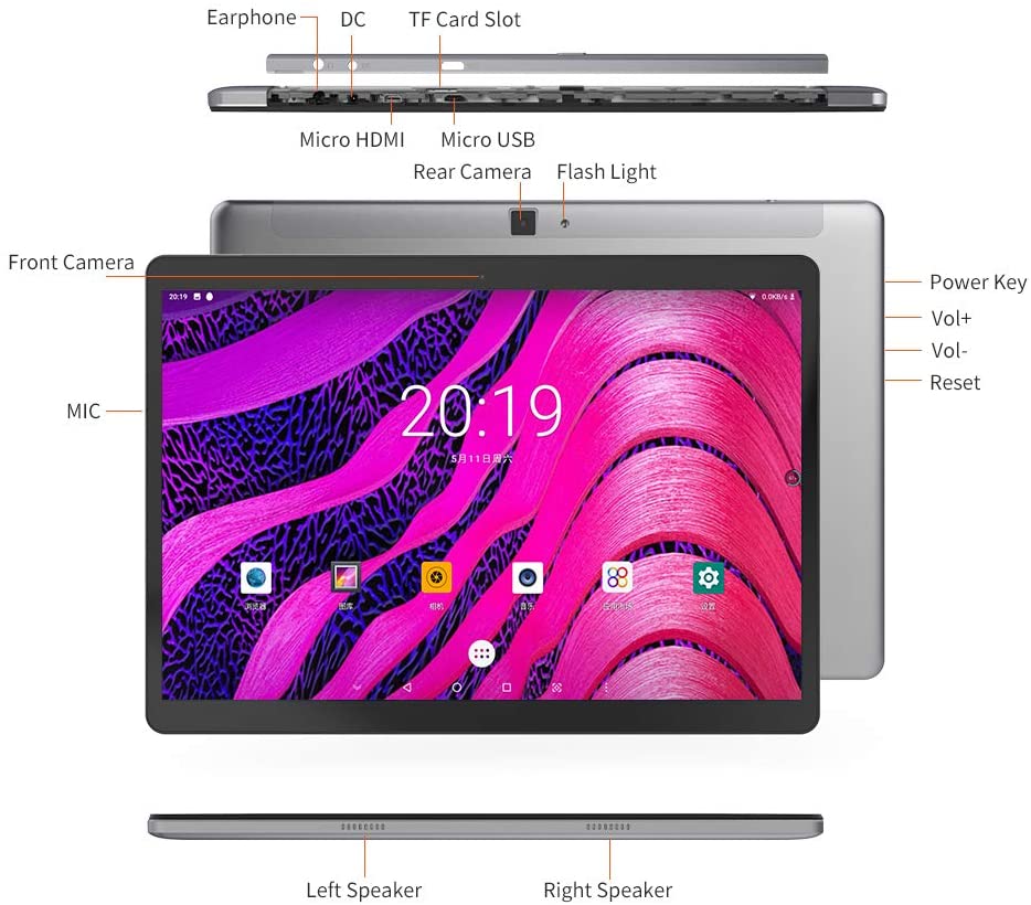 ALLDOCUBE iPlay10 Pro Android 9.0 Tablet (10.1