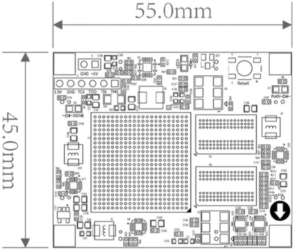 ALINX AC7200: Xilinx Artix-7 XC7A200T FPGA SOM – CodeRobin FPGA