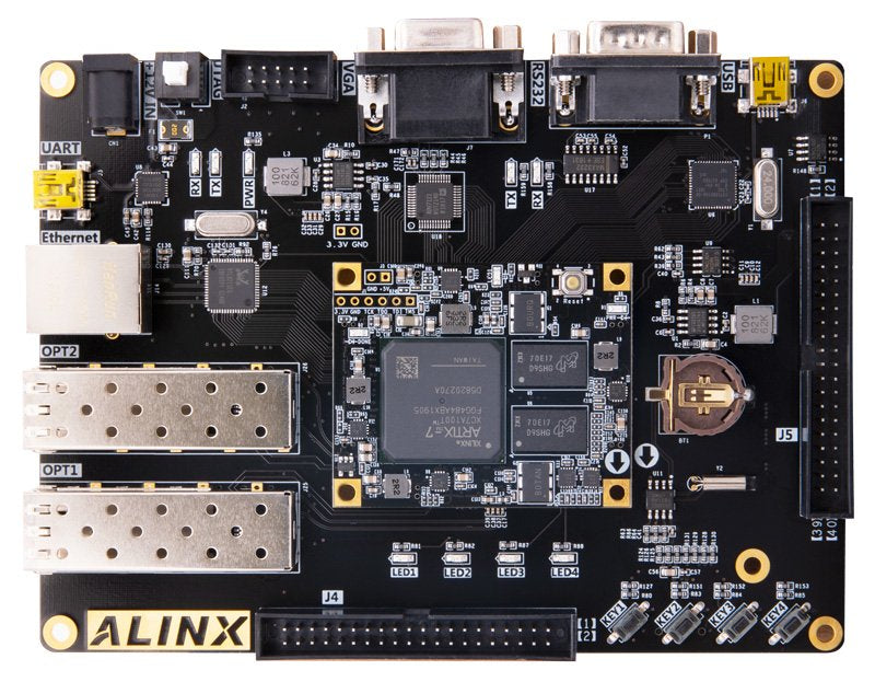 ALINX AX7102: Xilinx Artix-7 XC7A100T FPGA Development Board 