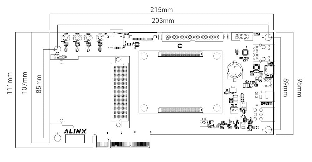 ALINX AXKU3: Xilinx Kintex UltraScale+ XCKU3P FPGA Development