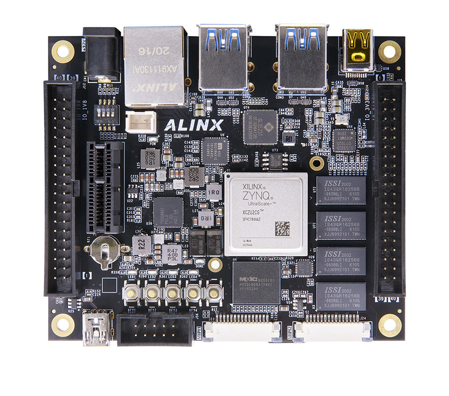 ALINX AXU2CGB: Xilinx Zynq UltraScale+ MPSoC XCZU2CG FPGA Development Board