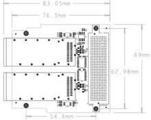 Load image into Gallery viewer, ALINX FH1224: 2x 40G QSFP+ Adapter FMC Card
