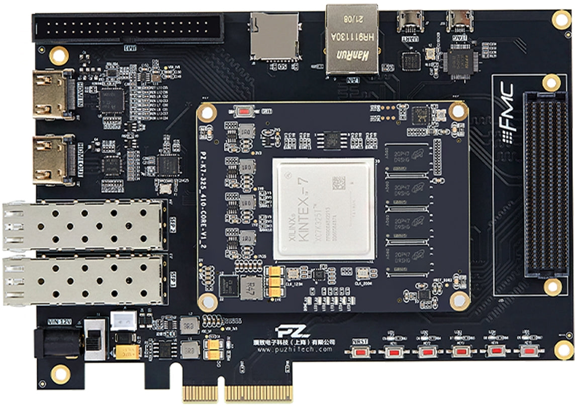 PUZHI PZ-K7325T-FH: Xilinx Kintex-7 XC7K325T FPGA Development Board –  CodeRobin FPGA