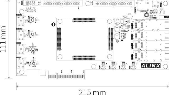 ALINX AV7K300: Xilinx Kintex-7 XC7K325 FPGA Development Board