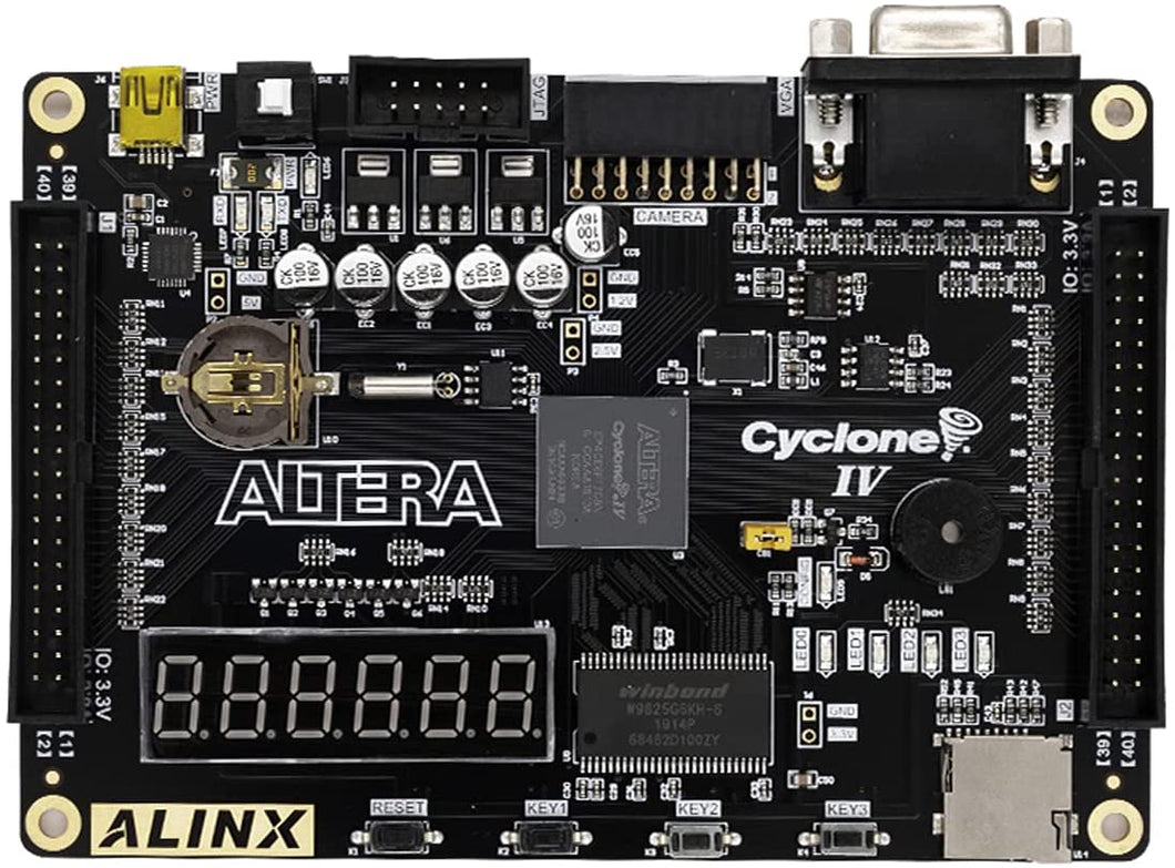 ALINX AX4010: INTEL ALTERA Cyclone IV EP4CE10 FPGA Development Board