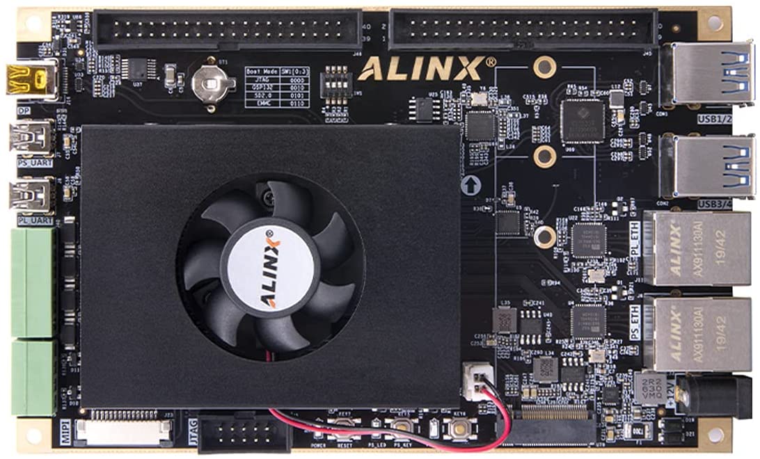 ALINX AXU2CG-E: Xilinx Zynq UltraScale+ MPSoC ZU2CG FPGA 